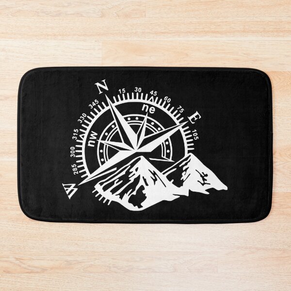 Item preview, Compass | Mountains | Nature | Hiking | Climbing | Camping Design   designed and sold by Ravenvine.