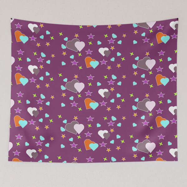 Item preview, harts and stars pattern  designed and sold by Crazyideeas.