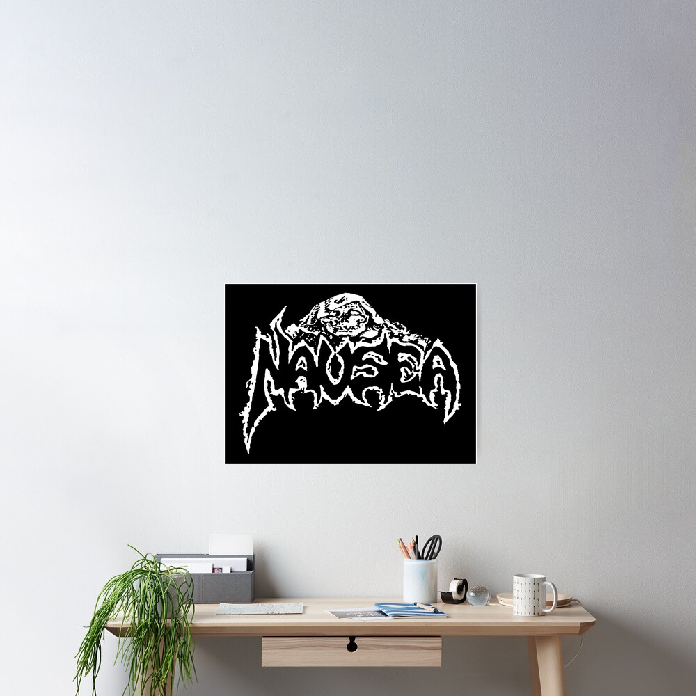 "Nausea Band Logo" Poster for Sale by noramclaugh | Redbubble