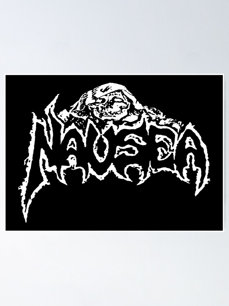 "Nausea Band Logo" Poster for Sale by noramclaugh Redbubble