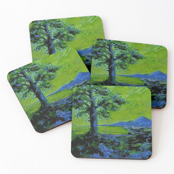 Item preview, Oil painting Landscape with mountains, Edited, #2 designed and sold by MariDaniArt.