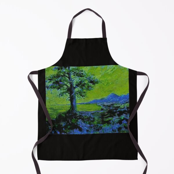 Item preview, Oil painting Landscape with mountains, Edited, #2 designed and sold by MariDaniArt.
