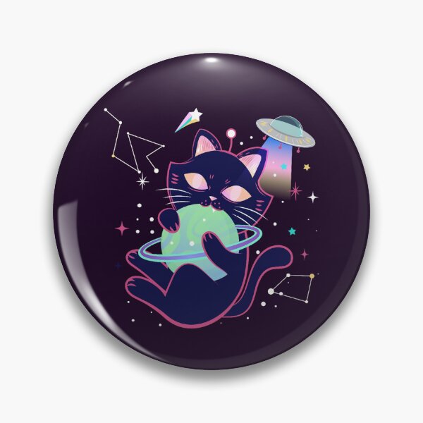 Item preview, Space Alien Cat designed and sold by sasyall.