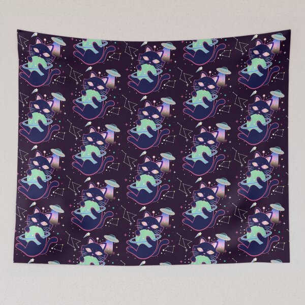 Item preview, Space Alien Cat designed and sold by sasyall.