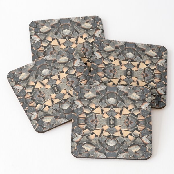 Item preview, Natural Wood Stack Medallion Pattern designed and sold by SunshineWalker.