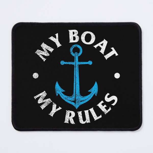 Item preview, My Boat My Rules Funny Captain Boating Sail Saling designed and sold by haselshirt.