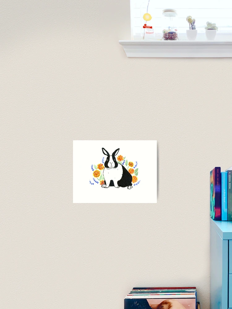Thumbnail 2 of 3, Art Print, Dutch Rabbit designed and sold by Creativetea.