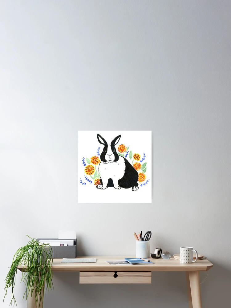 Thumbnail 2 of 3, Poster, Dutch Rabbit designed and sold by Creativetea.