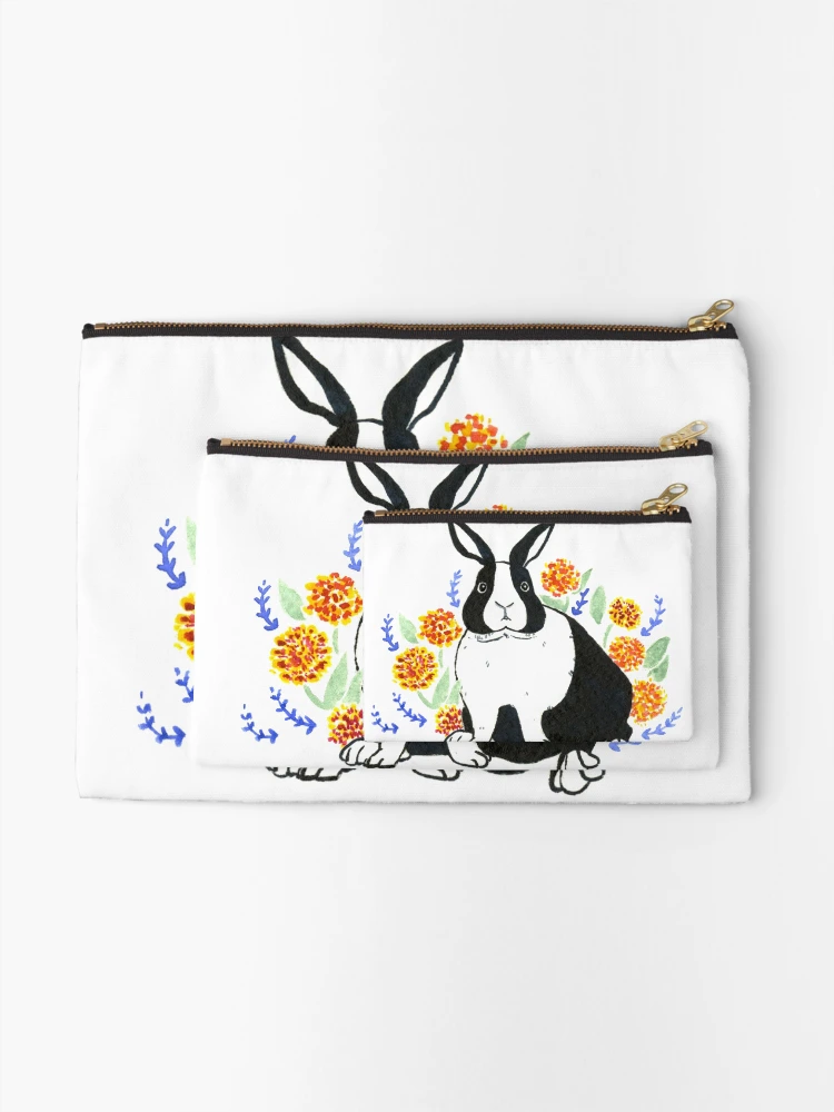 Thumbnail 2 of 4, Zipper Pouch, Dutch Rabbit designed and sold by Creativetea.