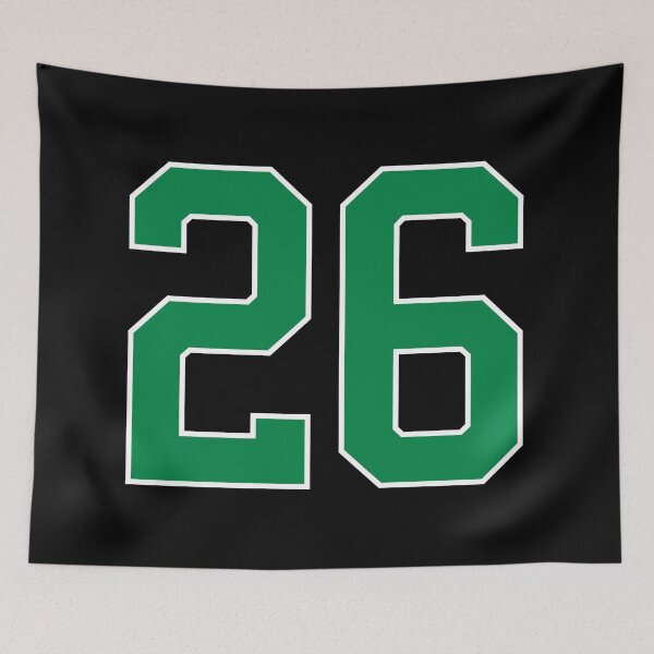 Item preview, 26 number, green lucky sports twenty six designed and sold by ArtIsParty.