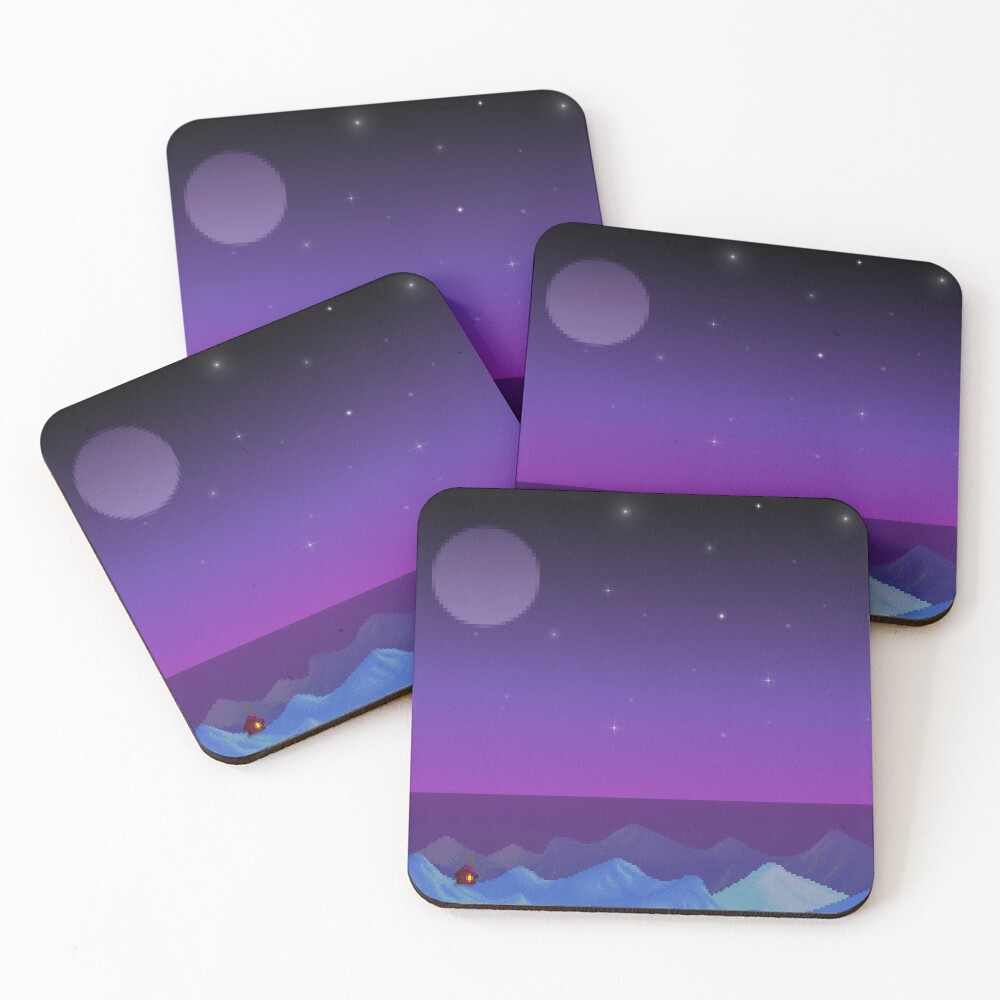 Stardew Valley Night Coasters (Set of 4)