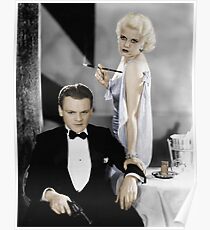 James Cagney and Jean Harlow Poster