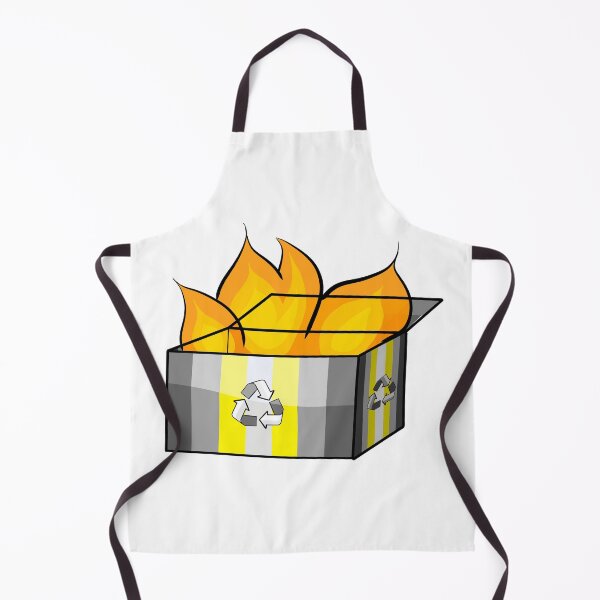 Item preview, Demigender Pride Garbage Fire designed and sold by CJ Vanderbeek.