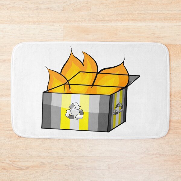 Item preview, Demigender Pride Garbage Fire designed and sold by CJ Vanderbeek.