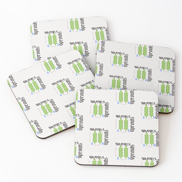 Item preview, Brussels Sprouts Go Vegan - Colorful Japanese Typography designed and sold by SBWorld.