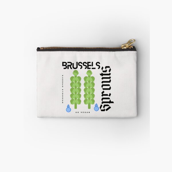 Item preview, Brussels Sprouts Go Vegan - Colorful Japanese Typography designed and sold by SBWorld.