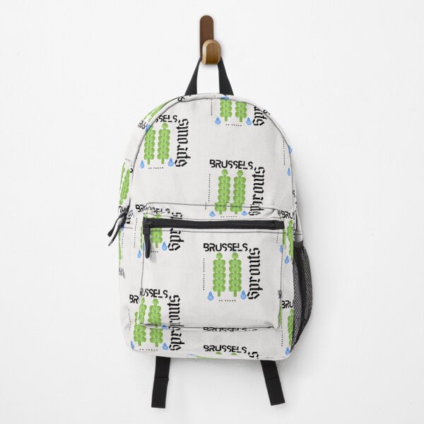 Item preview, Brussels Sprouts Go Vegan - Colorful Japanese Typography designed and sold by SBWorld.
