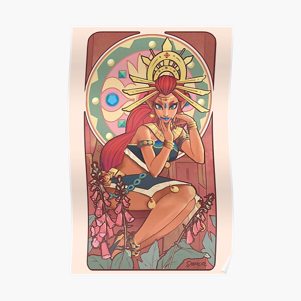 Nouveau Gerudo Chief Riju Poster