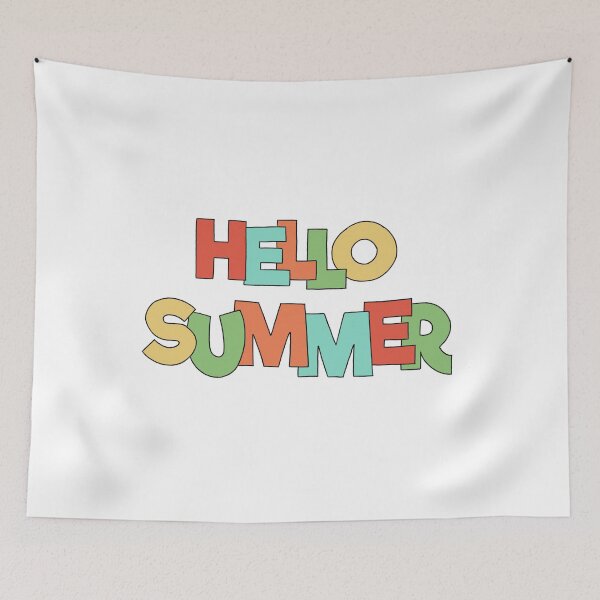 Item preview, Hello summer, vibrant colour welcome Summer design  designed and sold by Sanaura.