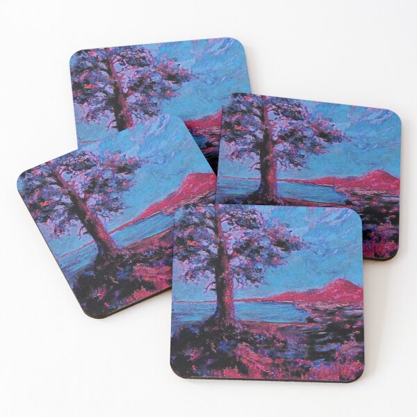 Item preview, Oil painting Landscape with mountains, Edited, #3 designed and sold by MariDaniArt.