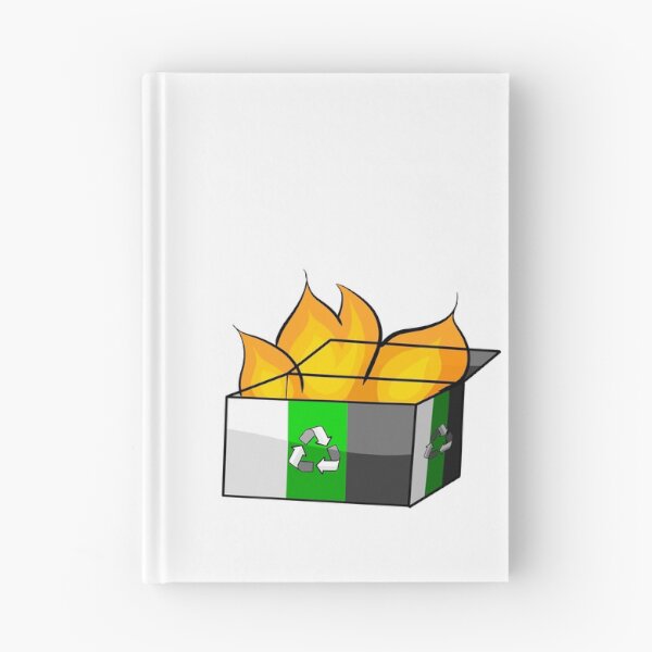 Item preview, Fuego de basura del orgullo demisexual designed and sold by CJ Vanderbeek.