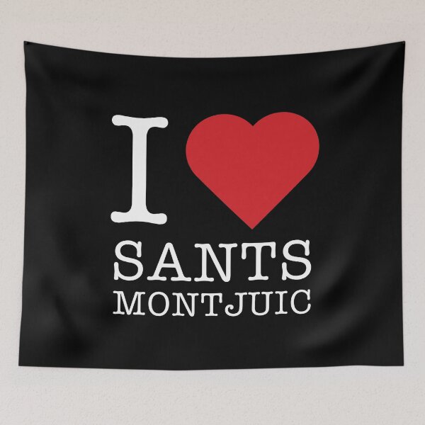 Artikelvorschau, Weil ich Sants Montjuic in Spanien liebe entworfen und verkauft von ArtIsParty.