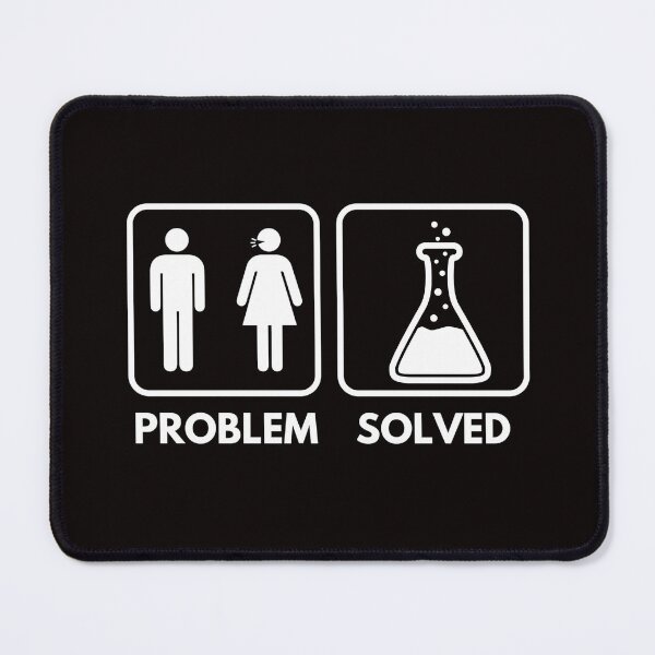 Item preview, Chemistry Problem Solved, Chemistry Quote, Funny Chemistry, Lab Quote designed and sold by Aerial Addicts.