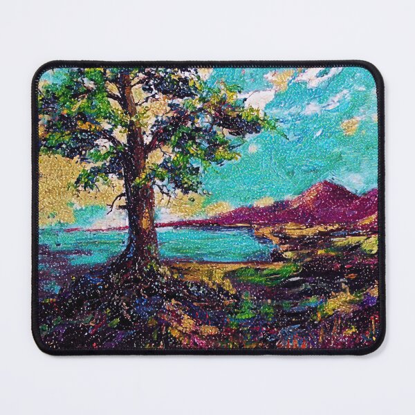 Item preview, Oil painting Landscape with mountains, Edited, #4 designed and sold by MariDaniArt.