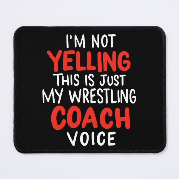 Item preview, Wrestling Coach Voice Coaching Mentor Teacher Sport designed and sold by haselshirt.
