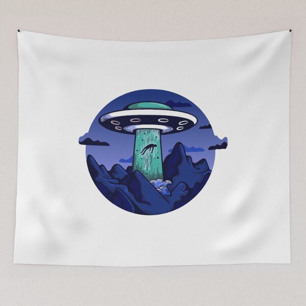 Item preview, The abduction from the middle of nowhere of the man by aliens. designed and sold by IrmStef.