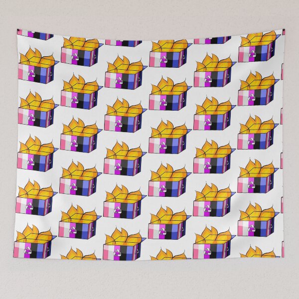 Item preview, Genderfluid Pride Garbage Fire designed and sold by CJ Vanderbeek.