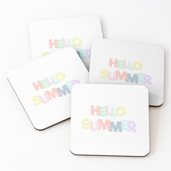Item preview, Hello summer, pastel colour welcome Summer design  designed and sold by Sanaura.