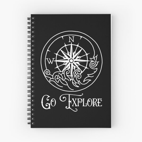 Item preview, Compass | Go Explore | Nature | Hiking | Climbing | Camping Design   designed and sold by Ravenvine.