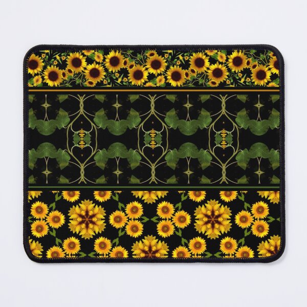 Item preview, sunflowers, yellow flowers, floral mask cute cool watercolor designed and sold by Collagedream.
