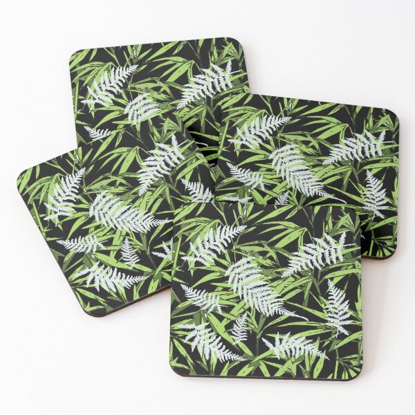 Item preview, Bamboo leaves,  green plants, mask, cute, cool designed and sold by Collagedream.