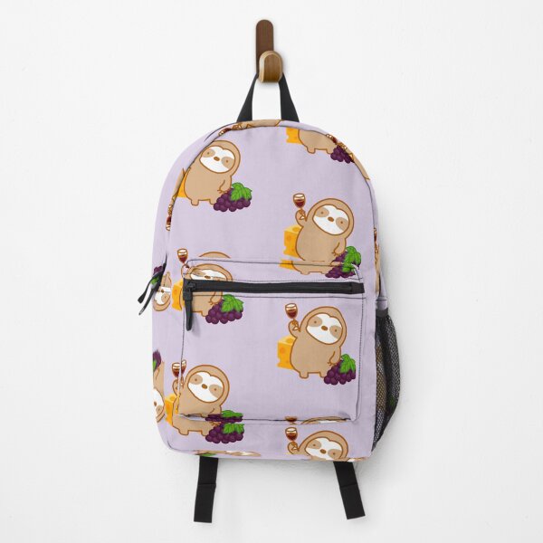 Item preview, Cute Wine and Cheese Sloth designed and sold by theslothinme.