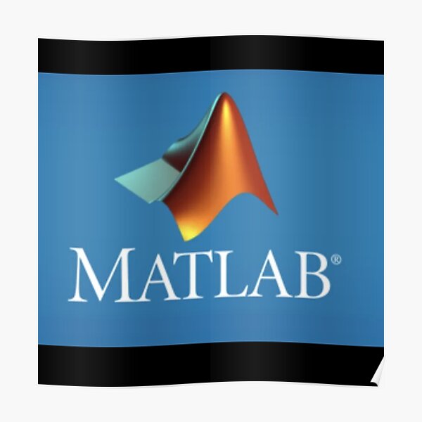"matlab/mathlab blue logo" Poster for Sale by BluePencilArt | Redbubble