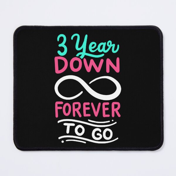 Item preview, 3rd Wedding Anniversary - 3 Year Down Forever To Go designed and sold by haselshirt.