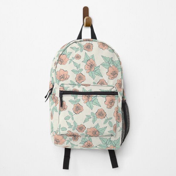 Item preview, California Wild Rose Pastel Botanical Pattern designed and sold by WalkSimplyArt.
