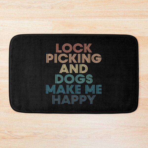 Item preview, Lock Picking And Dogs Make Me Happy- Gift for Lock Picking & Dogs Fans designed and sold by kindxinn.