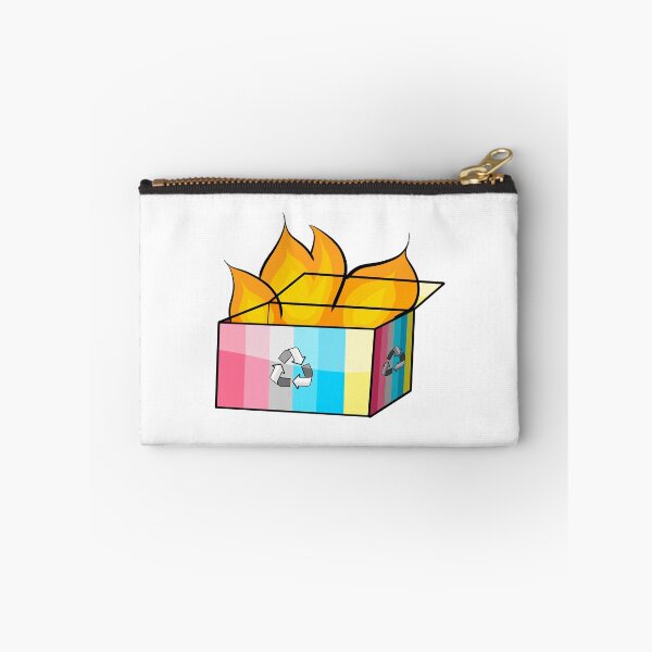 Item preview, Genderflux Pride Garbage Fire designed and sold by CJ Vanderbeek.