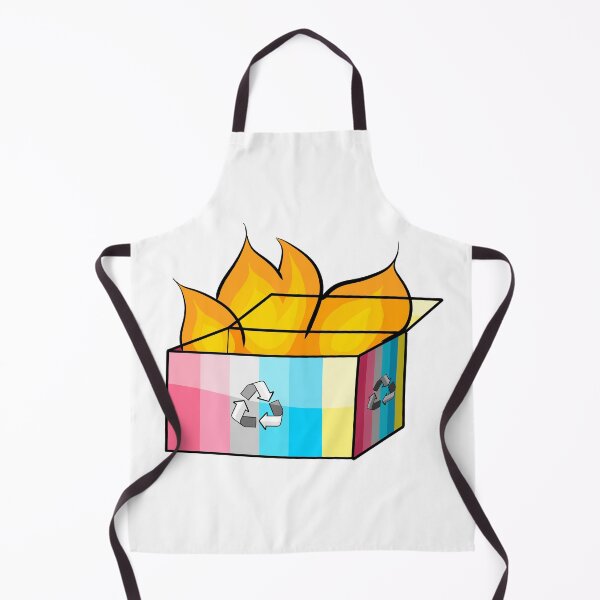 Item preview, Genderflux Pride Garbage Fire designed and sold by CJ Vanderbeek.