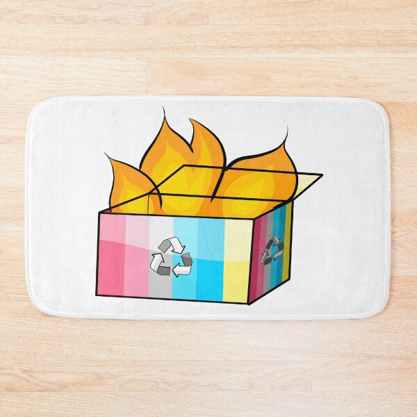 Item preview, Genderflux Pride Garbage Fire designed and sold by CJ Vanderbeek.