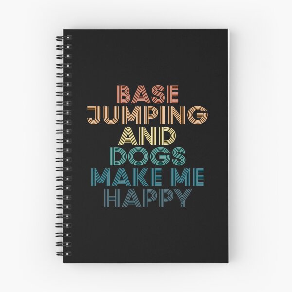 Item preview, Base Jumping And Dogs Make Me Happy- Gift for Base Jumping & Dogs Fans designed and sold by kindxinn.