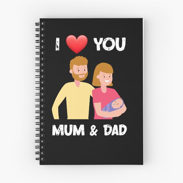 Item preview, I love you mum and dad designed and sold by Designhub14.