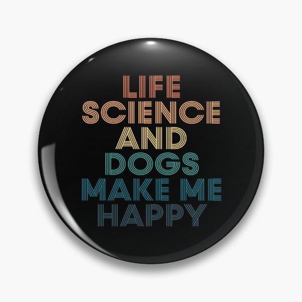 Item preview, Life Science And Dogs Make Me Happy- Gift for Life Science & Dogs Fans designed and sold by kindxinn.