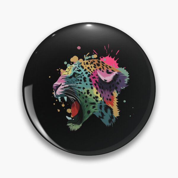 Item preview, Colorful Leopard Head designed and sold by HappyLifeCreate.