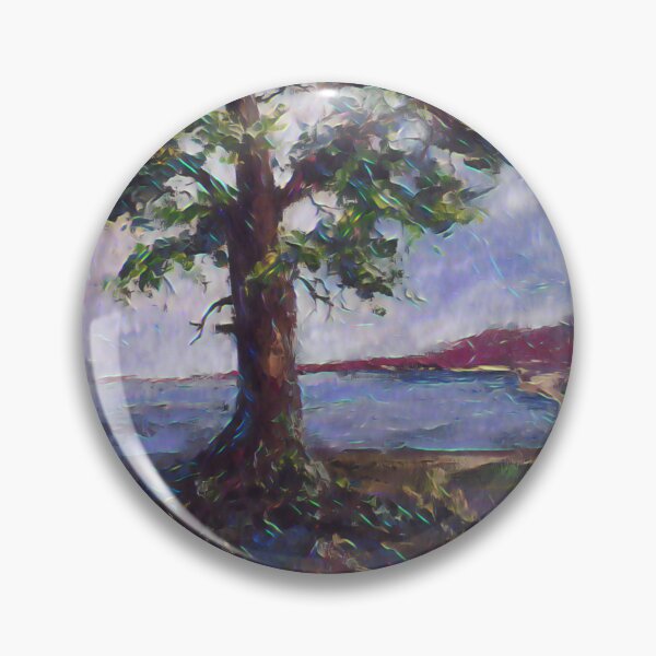 Item preview, Oil painting Landscape with mountains, Edited, #7 designed and sold by MariDaniArt.