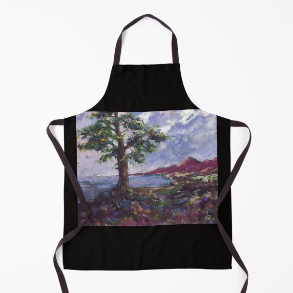 Item preview, Oil painting Landscape with mountains, Edited, #7 designed and sold by MariDaniArt.