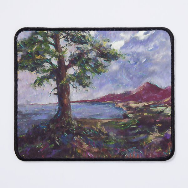Item preview, Oil painting Landscape with mountains, Edited, #7 designed and sold by MariDaniArt.